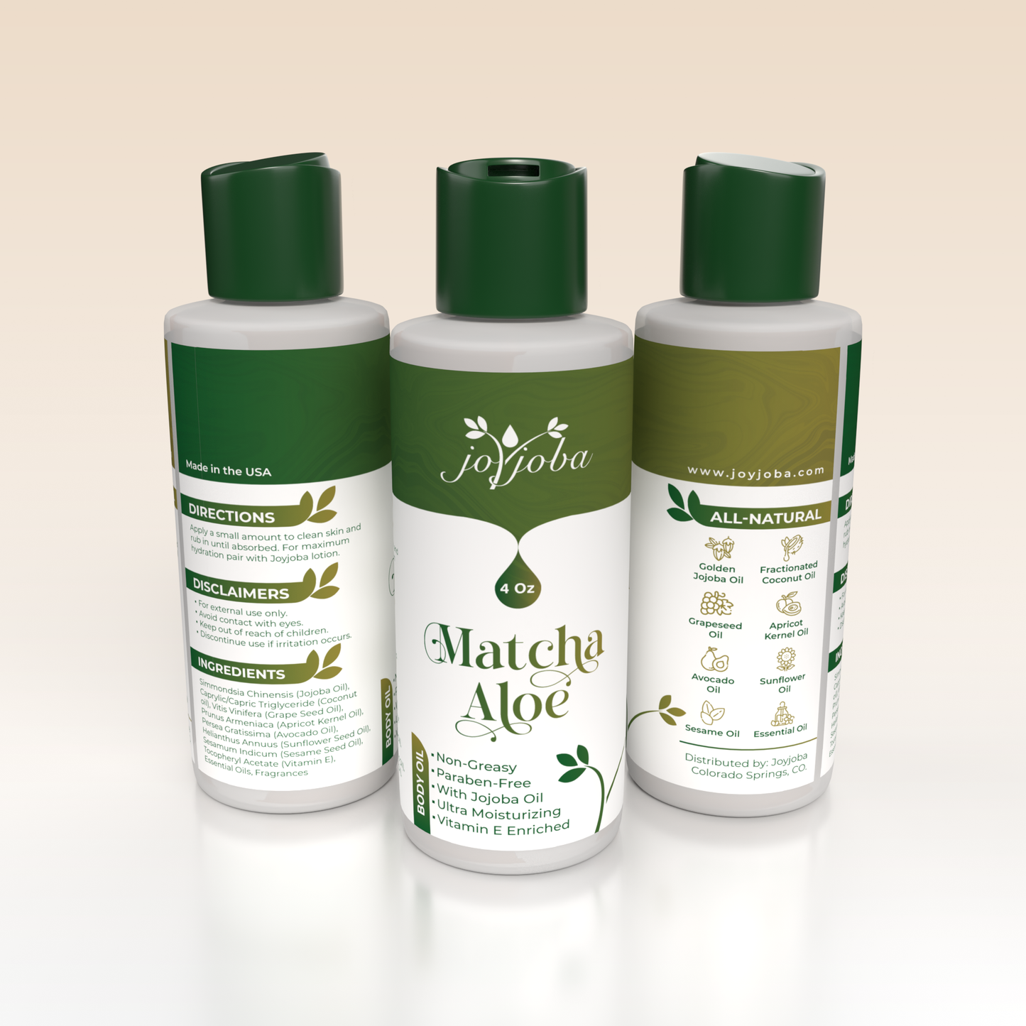 Matcha Aloe Body Oil