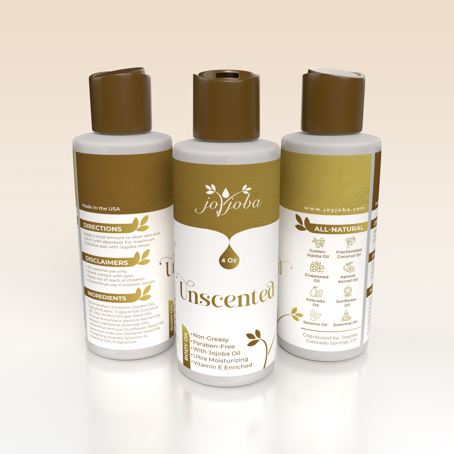 Unscented Body Oil