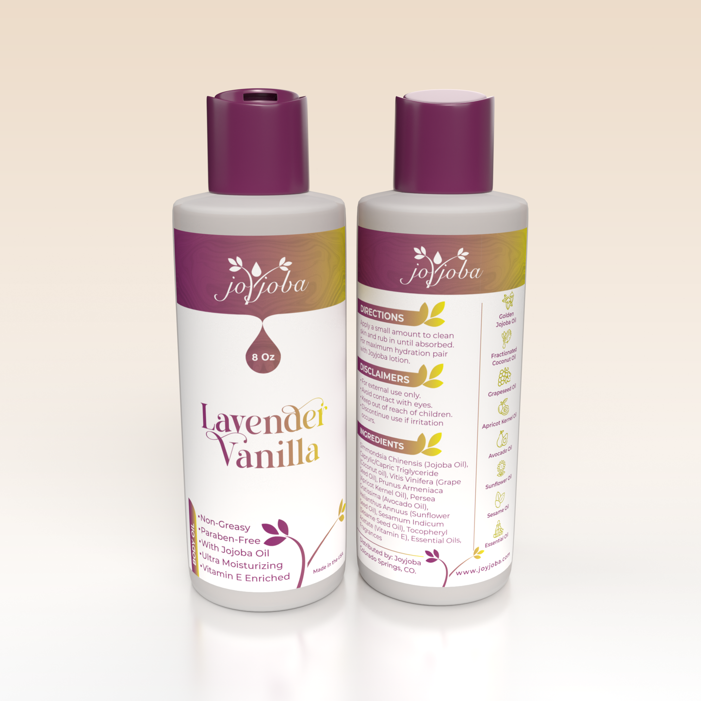 Lavender Vanilla Body Oil