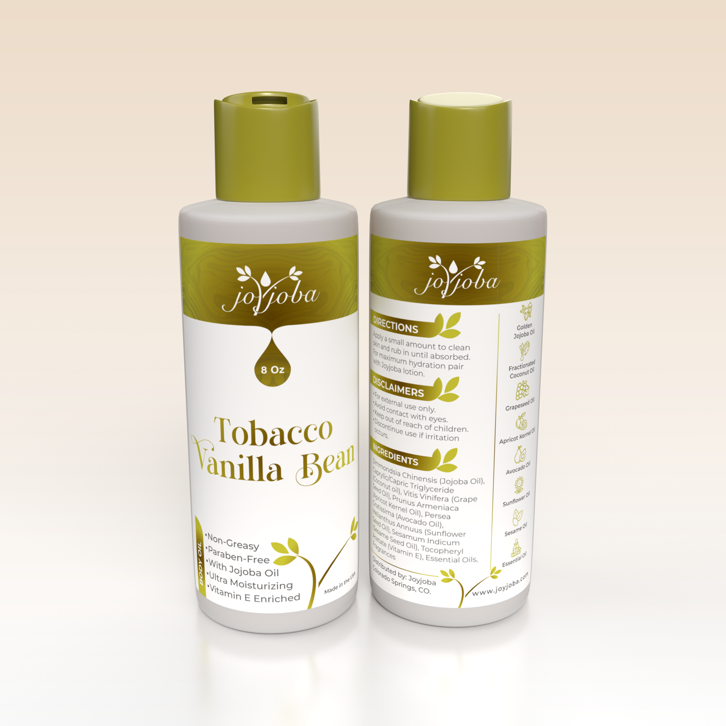 Tobacco Vanilla Bean Body Oil