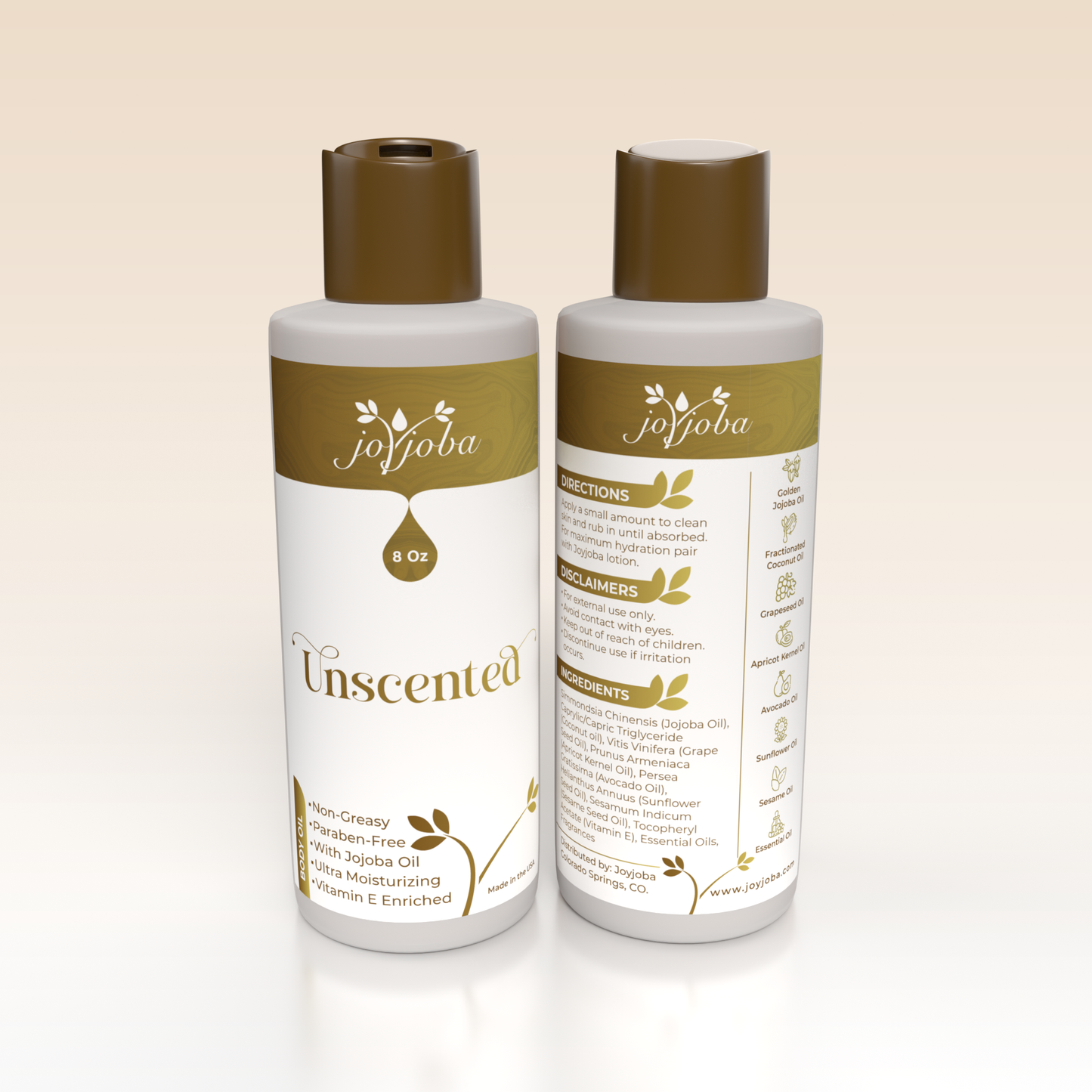 Unscented Body Oil