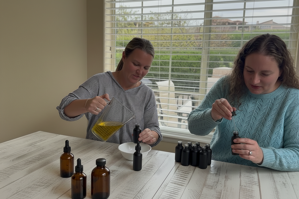 Made by two people who care — about what goes on your skin, and how it makes you feel.